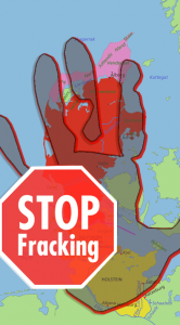mash up Jütland -- Stop Fracking